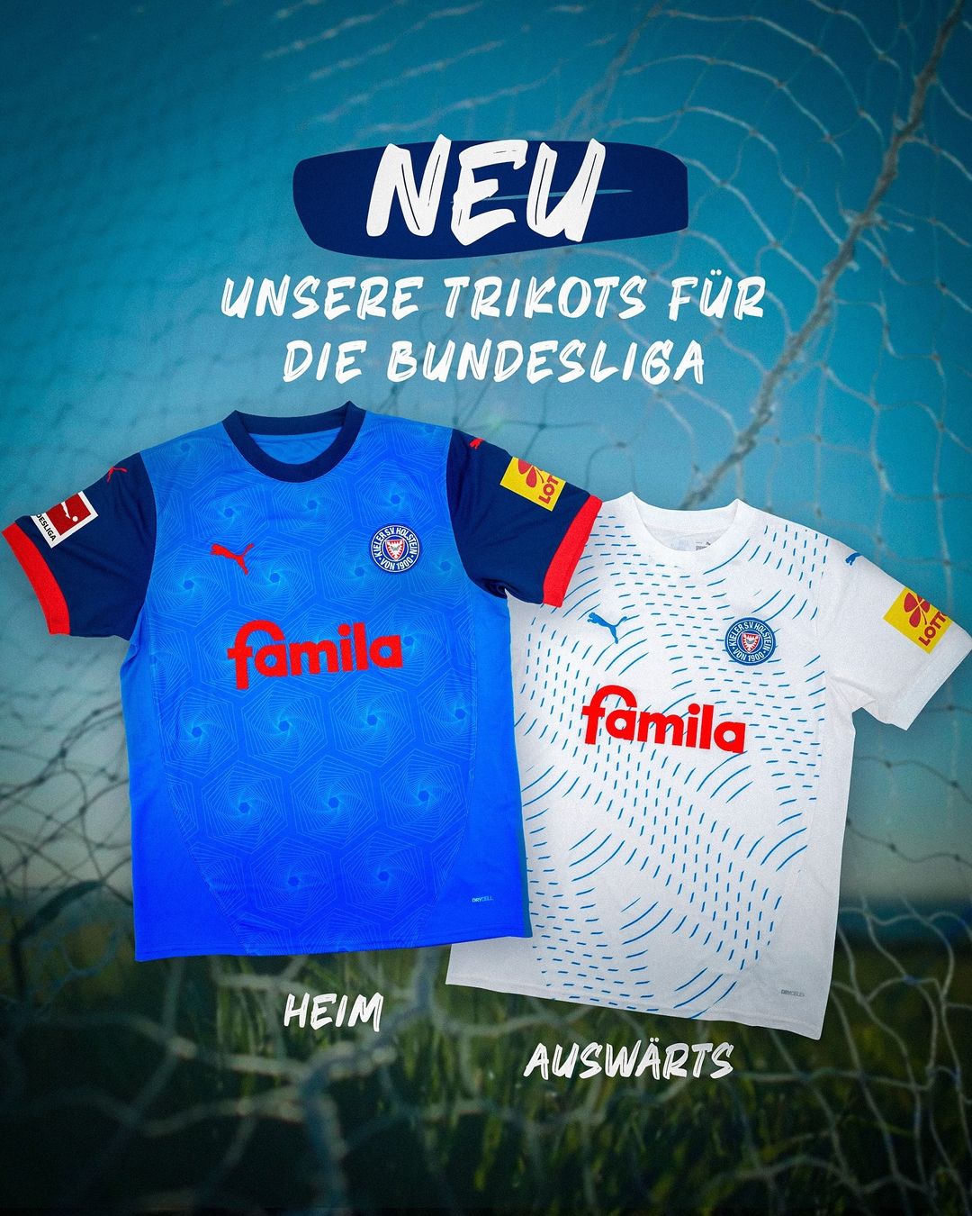 Dit zijn de Holstein Kiel voetbalshirts 2024-2025