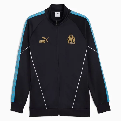 Olympique Marseille Puma King anthem trainingsjack 2025-2026 - Navy/Lichtblauw