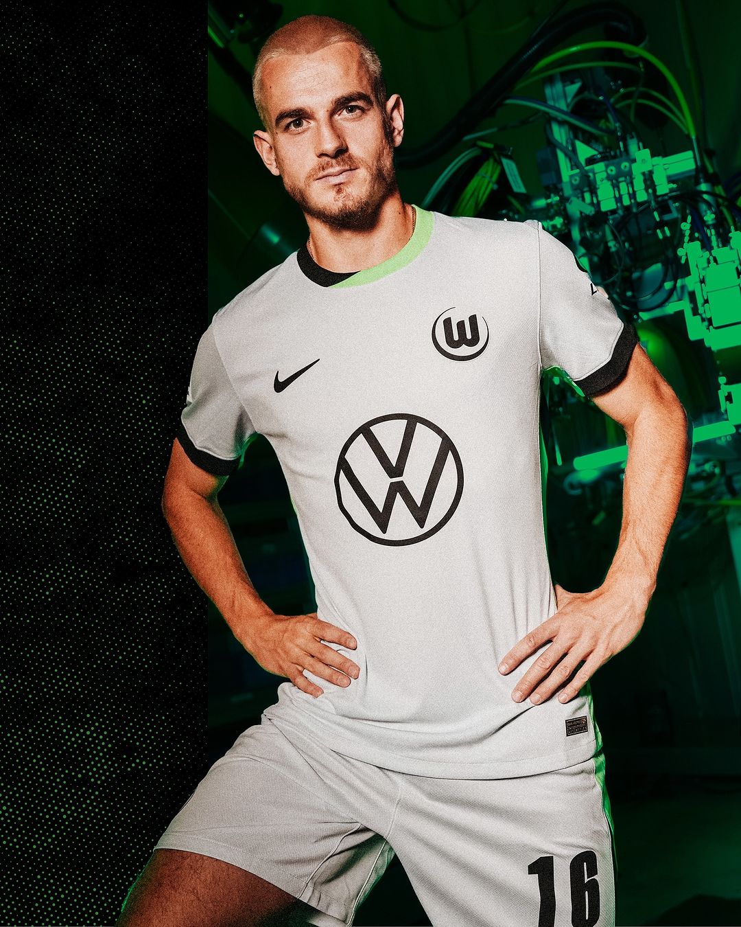 VFL Wolfsburg voetbalshirts 2024-2025 bevatten gradiënt effect
