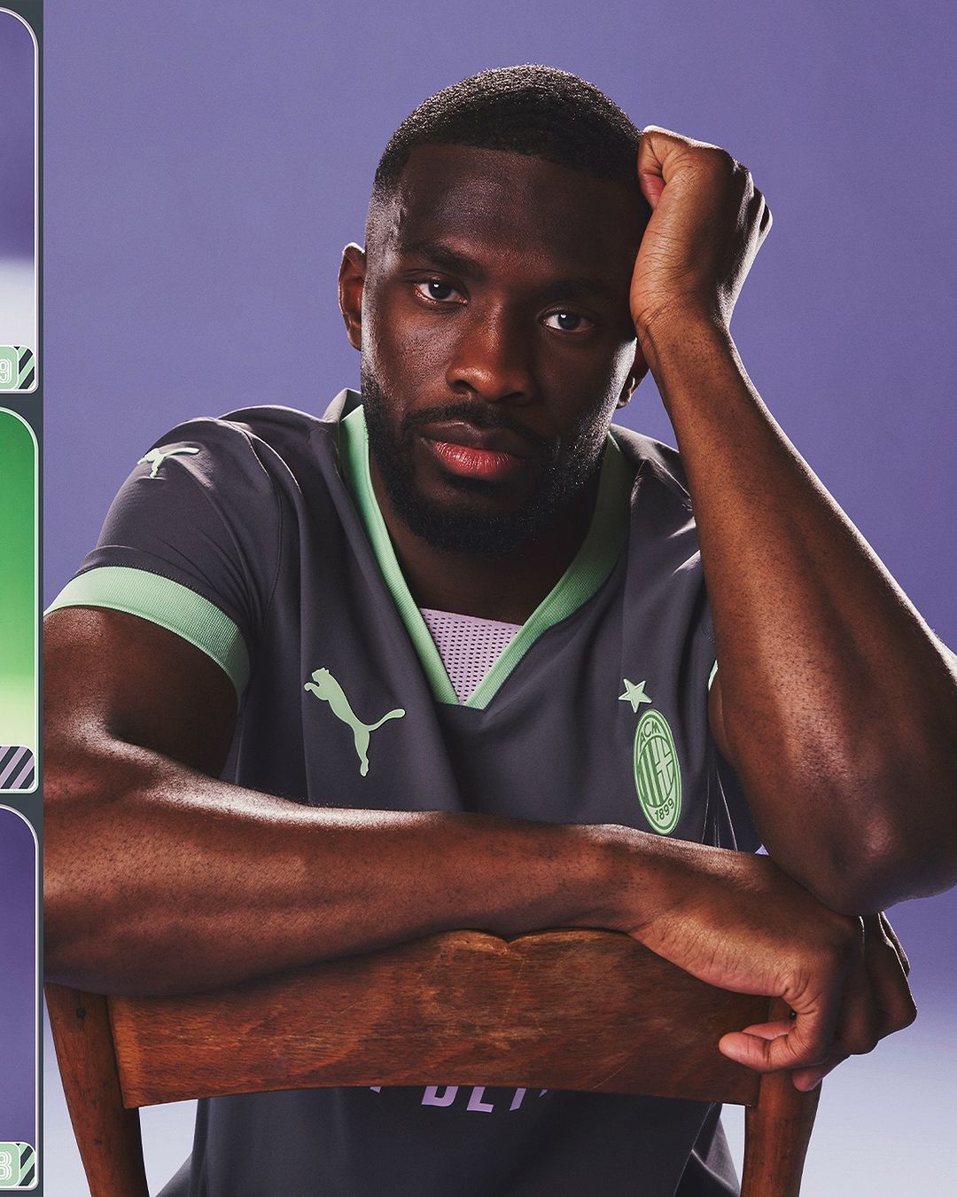 AC Milan 3e shirt 2024-2025 donkergrijs met mintgroene details