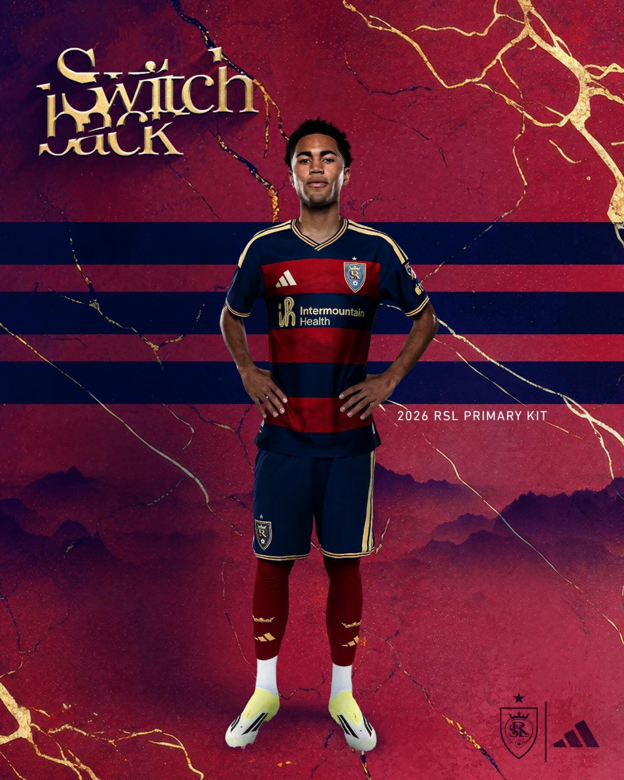 Real Salt Lake thuisshirt 2026-2027 geïnspireerd door bochtige paden