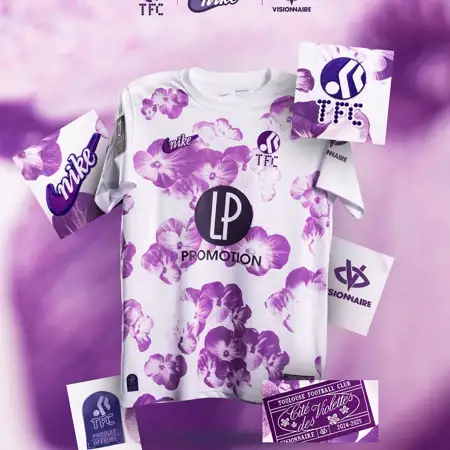 Toulouse FC 3e shirt eyecatcher van voetbalshirts 2024-2025