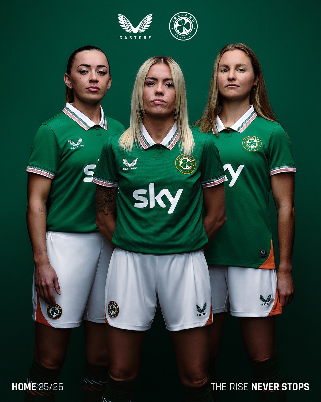 Dit zijn de Ierland vrouwen voetbalshirts 2025-2026