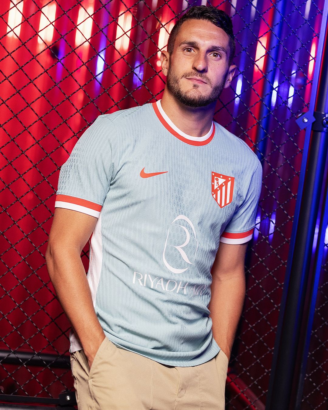 Atlético Madrid uitshirt 2024-2025 geïnspireerd door Fuente de Neptuno