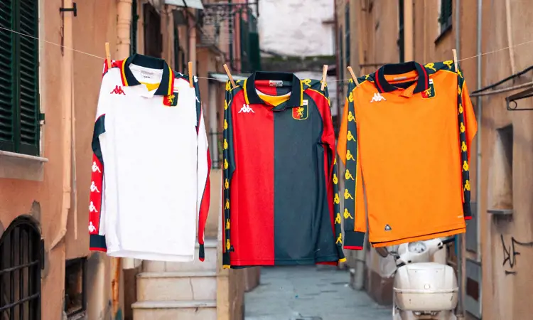 Kappa lanceert remake Genoa voetbalshirts 1999-2001