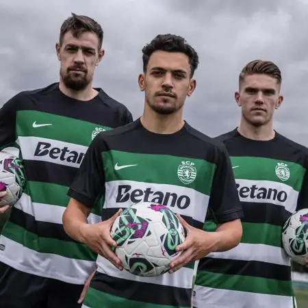 Sporting Lissabon voetbalshirt 2024-2025 eerbetoon aan Stromp en Europa Cup II