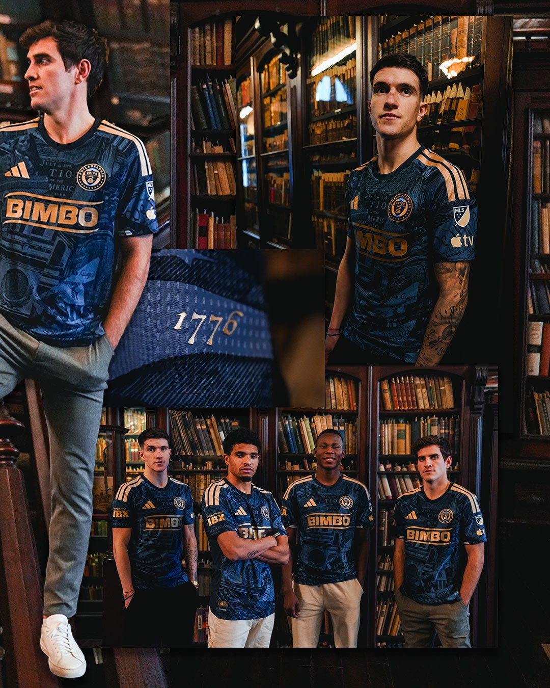 Philadelphia Union thuisshirt 2026-2027 viert 250 jaar Verenigde Staten