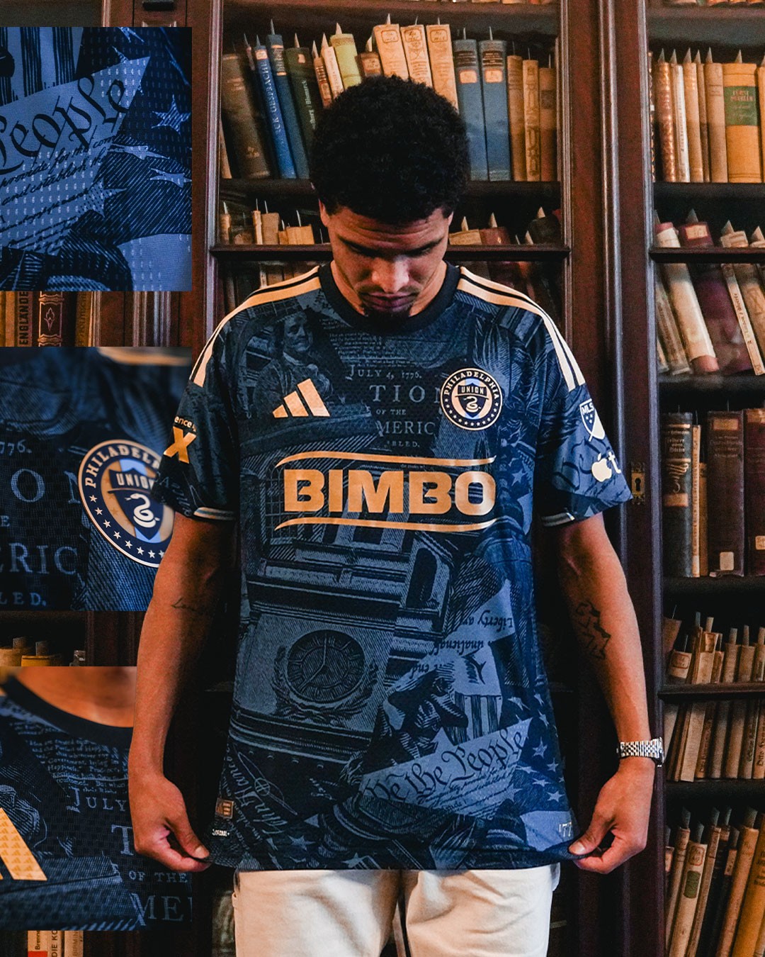Philadelphia Union thuisshirt 2026-2027 viert 250 jaar Verenigde Staten