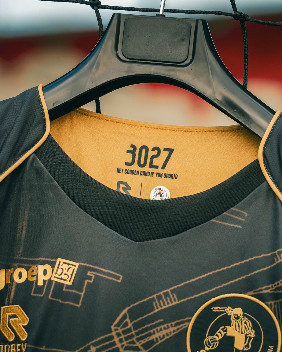 Sparta Rotterdam voetbalshirts 2025-2026 ode aan Willem van Hasselt en Spangen