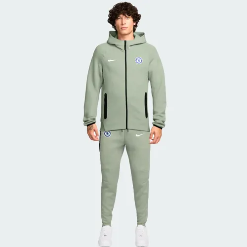 Chelsea tech fleece joggingpak 2025-2026 - Grijsgroen
