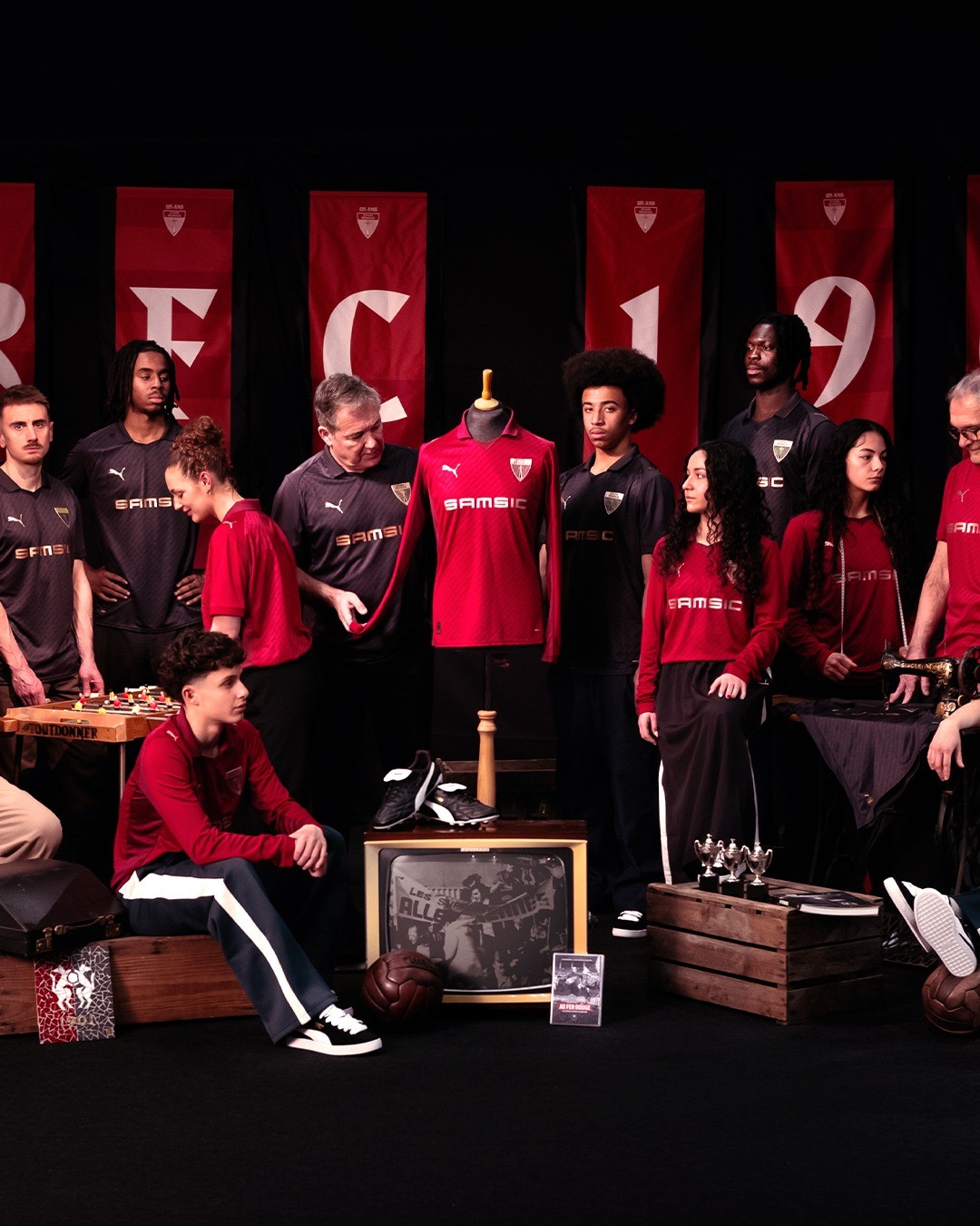 Stade Rennes lanceert voetbalshirt ter ere van 125 jarig bestaan