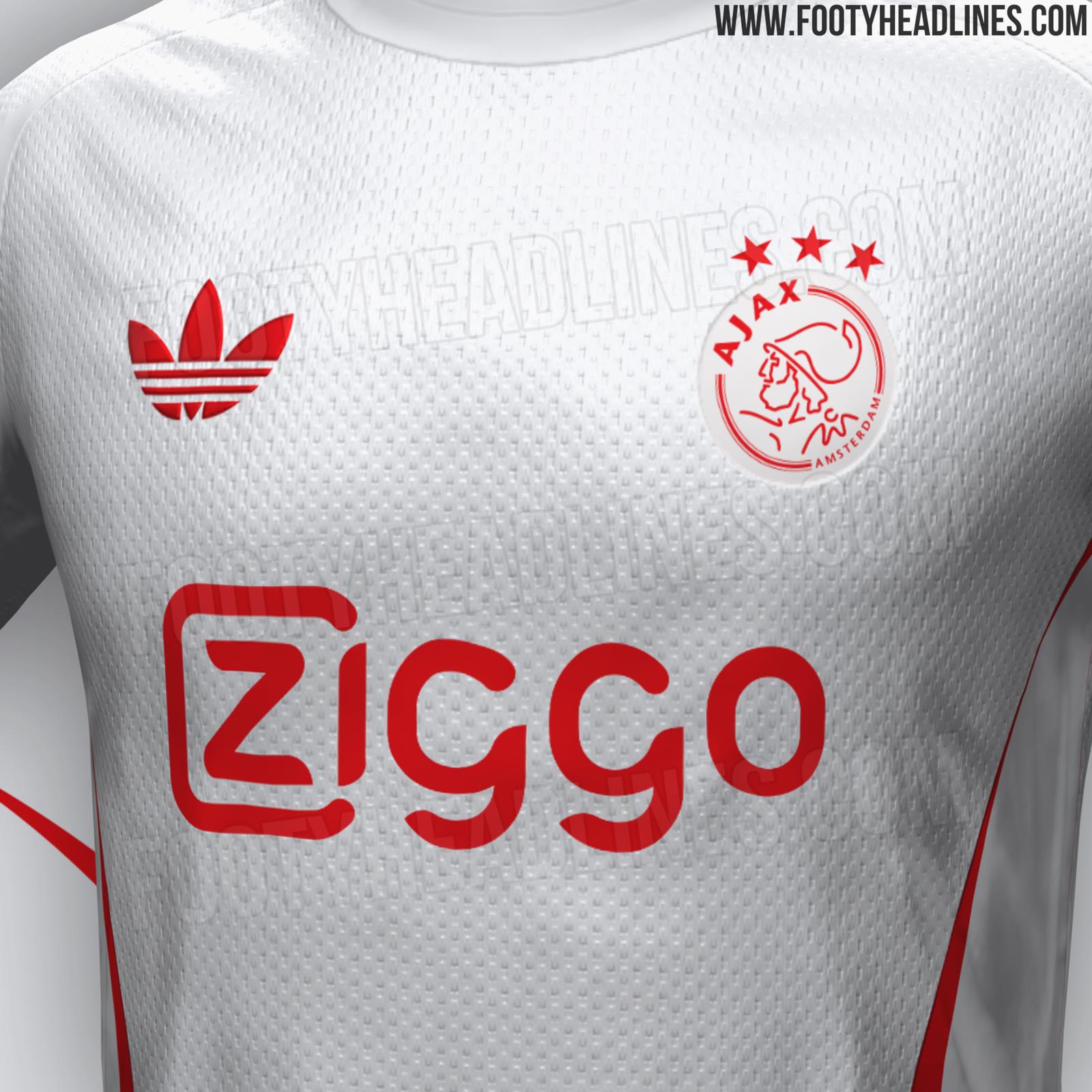 Ajax 3e shirt 20242025 bevat adidas Originals logo