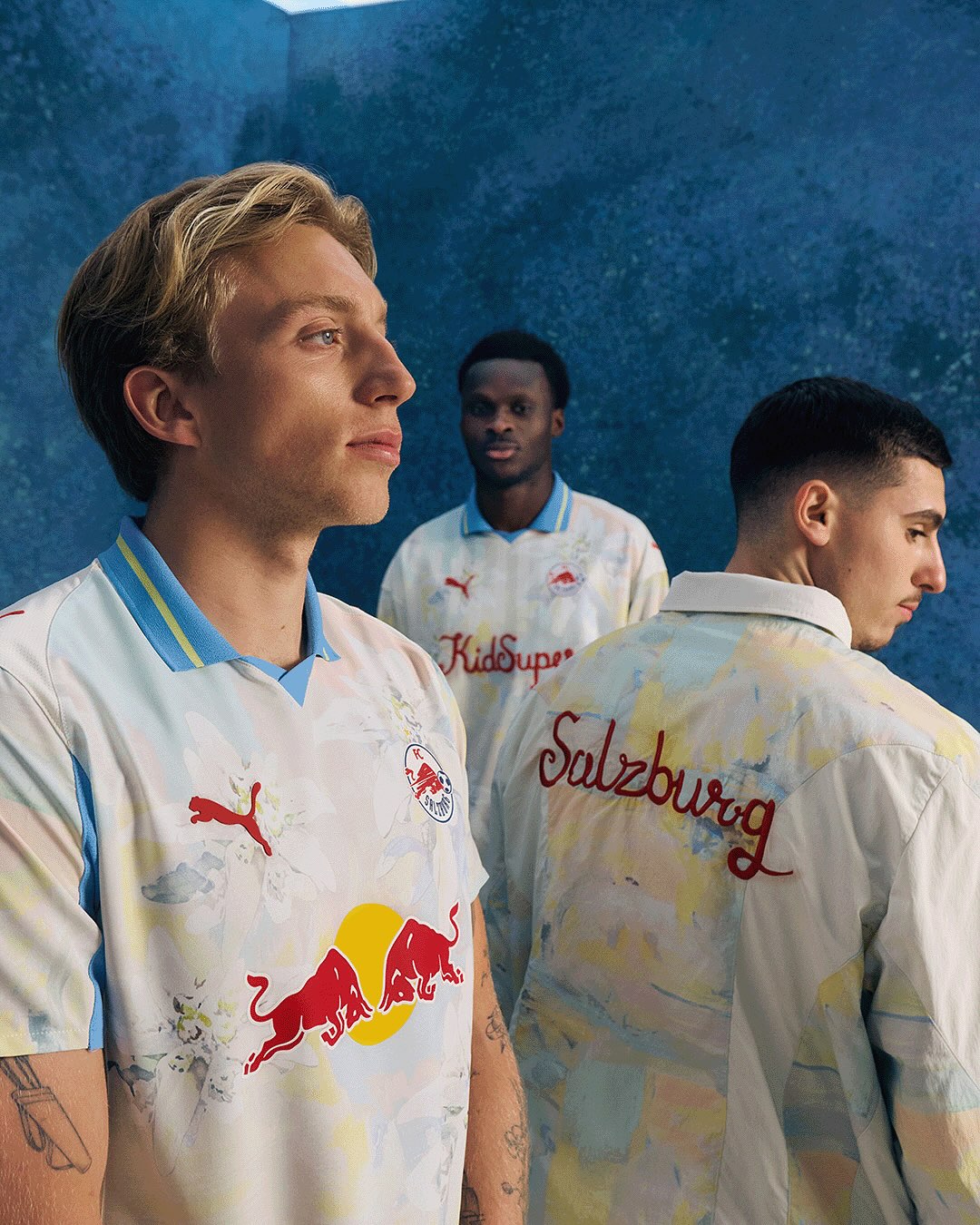 Red Bull Salzburg WK 2025 voetbalshirts geïnspireerd door Edelweiss! 