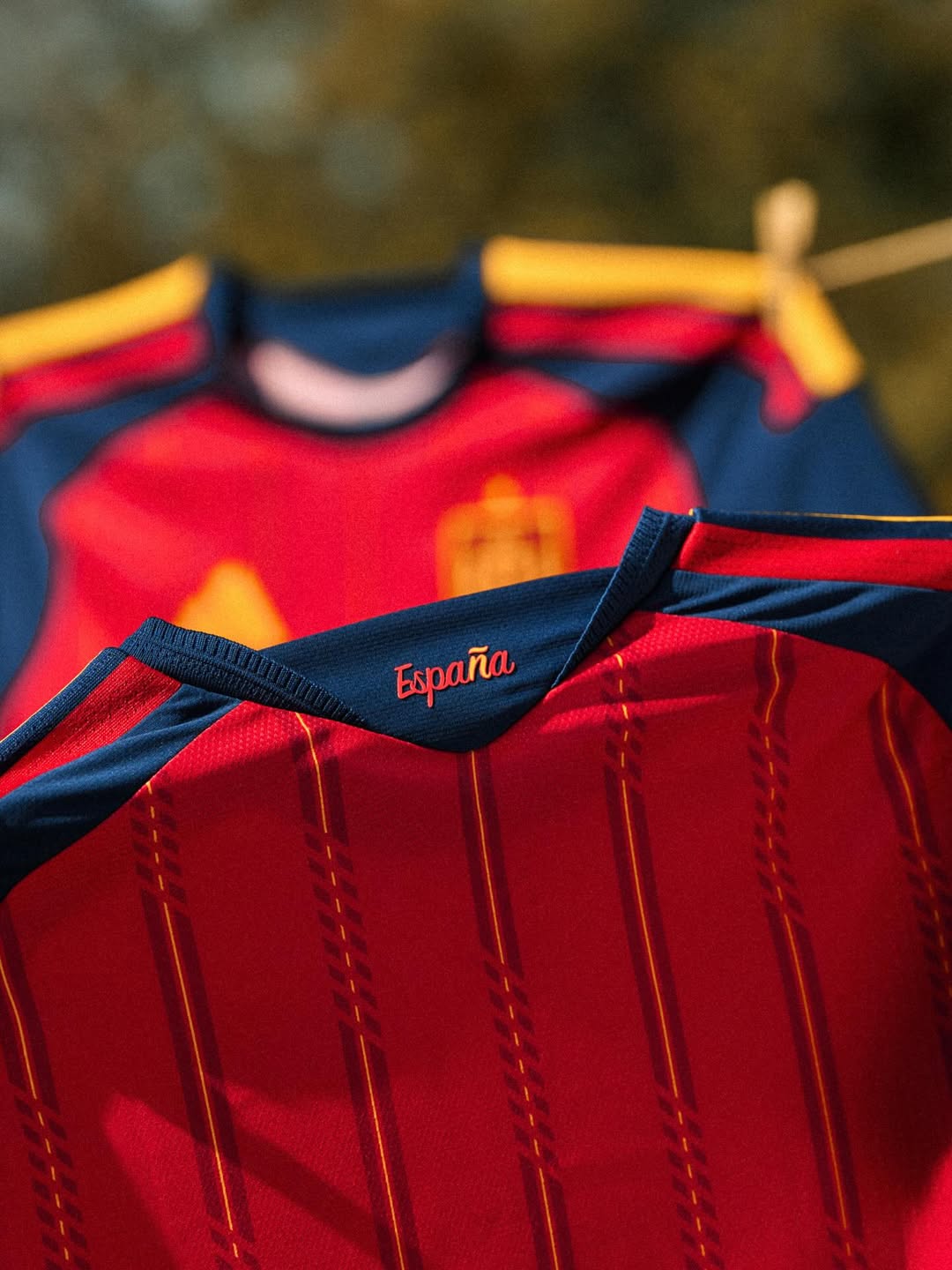 Spanje WK 2026 thuisshirt mixt shirts jaren '90 en '2000