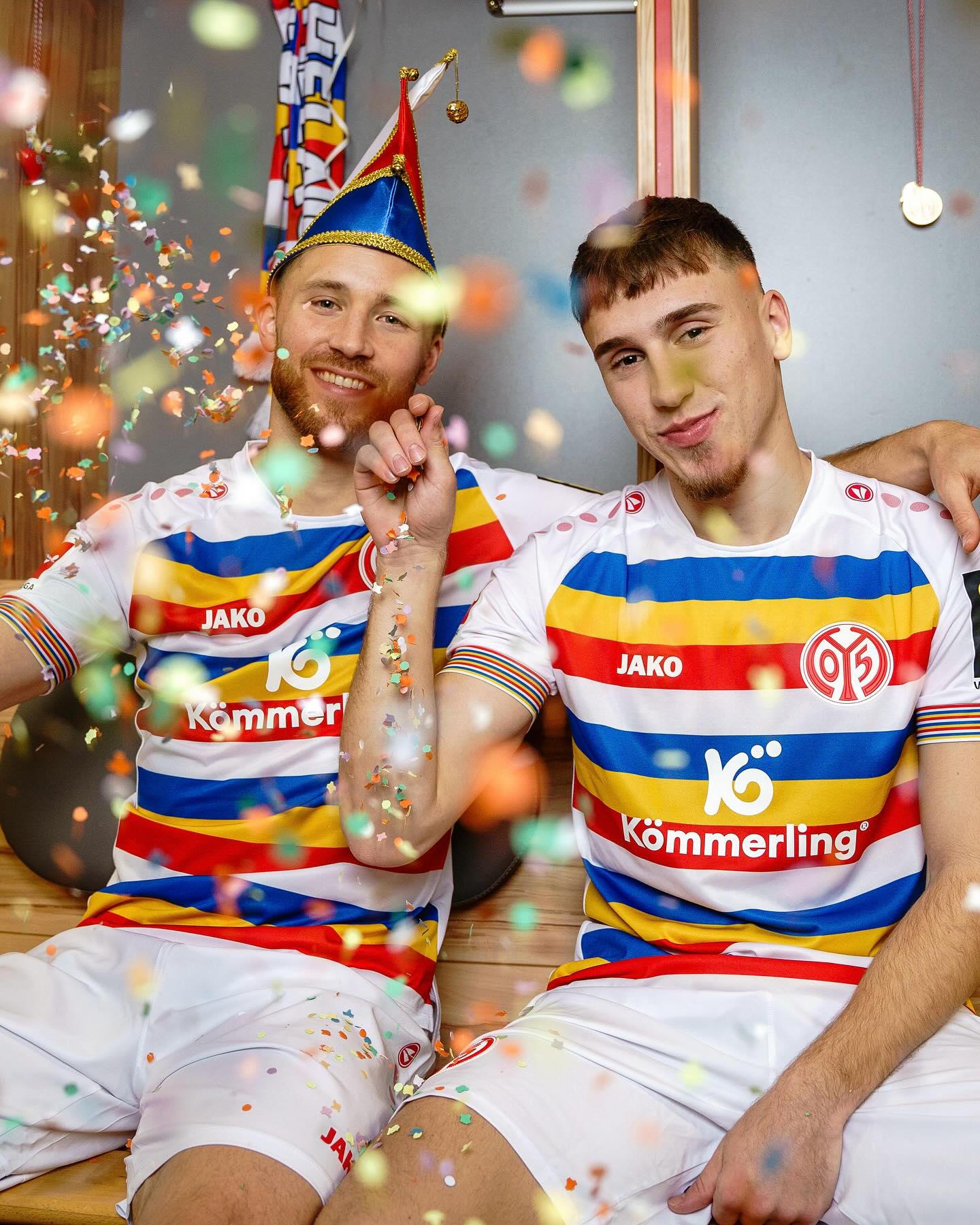 FSV Mainz carnaval voetbalshirt 2024 in stijl Mainzer Klepper Garde