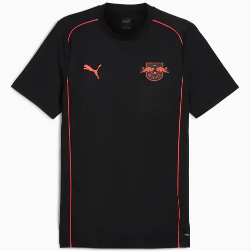 RB Leipzig casuals t-shirt 2024-2025 - Zwart/Rood