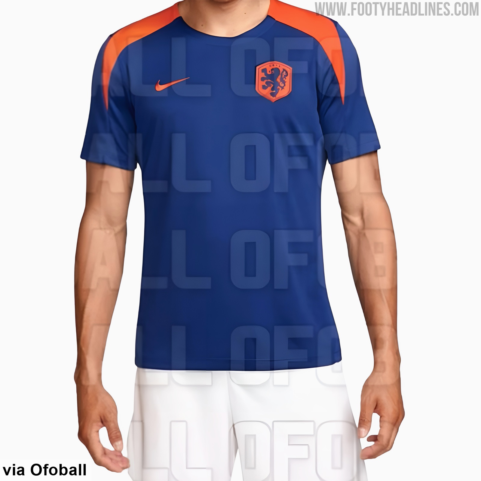 Nederlands Elftal EK 2024 trainingsshirt uitgelekt
