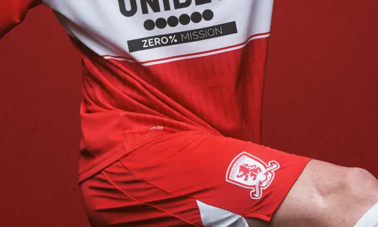 Dit zijn de Middlesbrough FC voetbalshirts 2025-2026