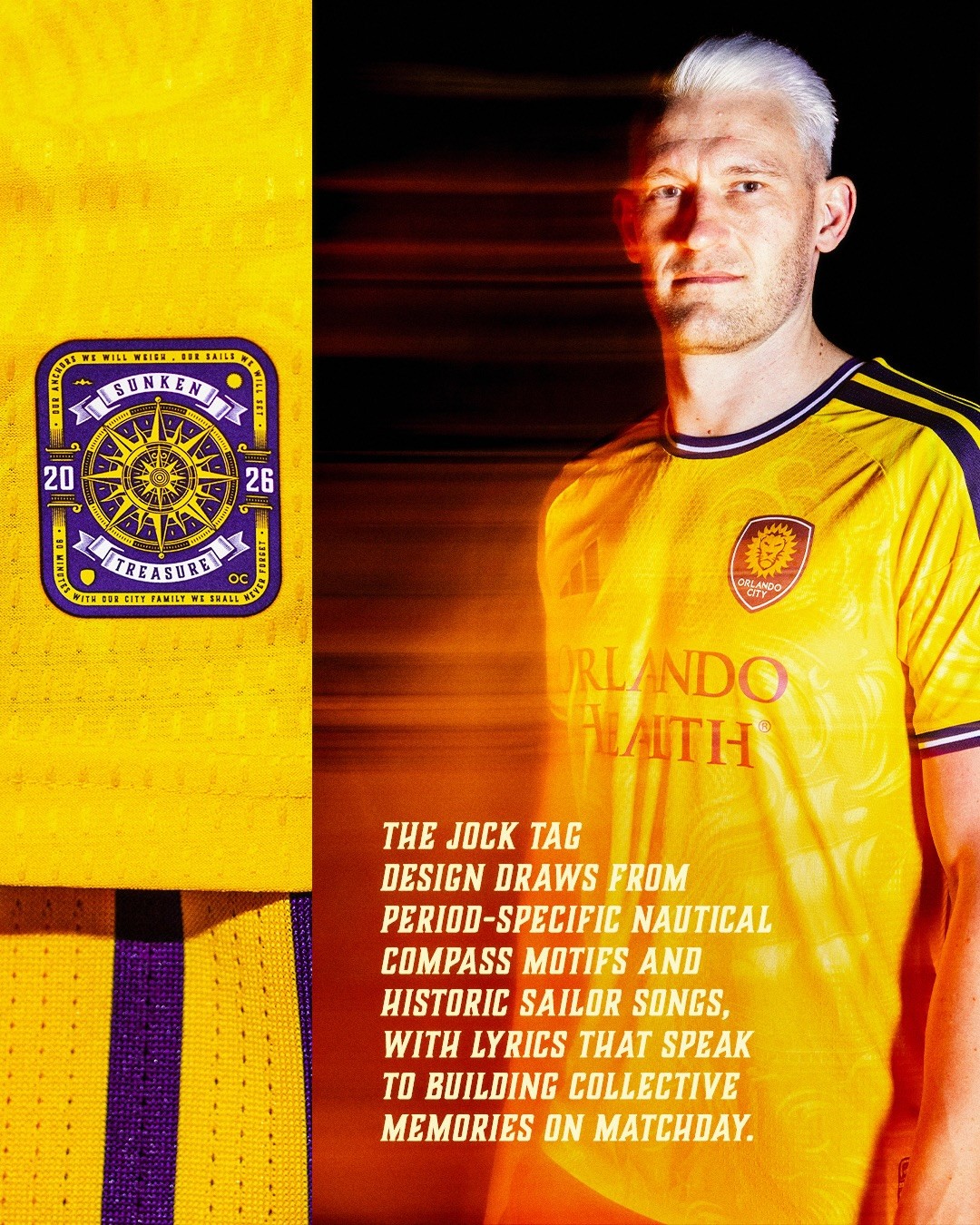 Orlando City uitshirt 2026-2027 geïnspireerd door verborgen schatten