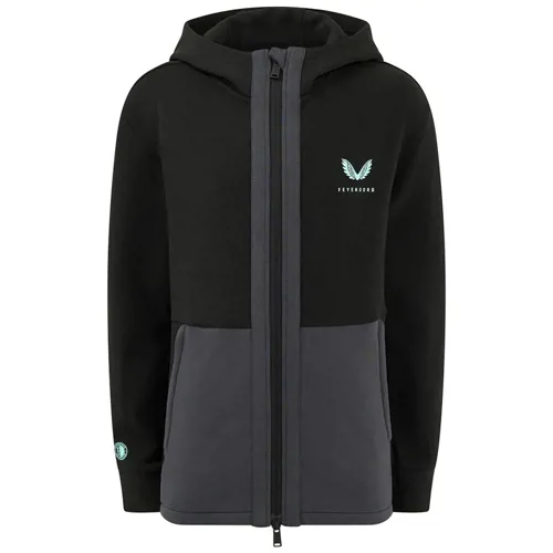 Feyenoord travel vest kinderen 2024-2025 - Zwart/Mintgroen