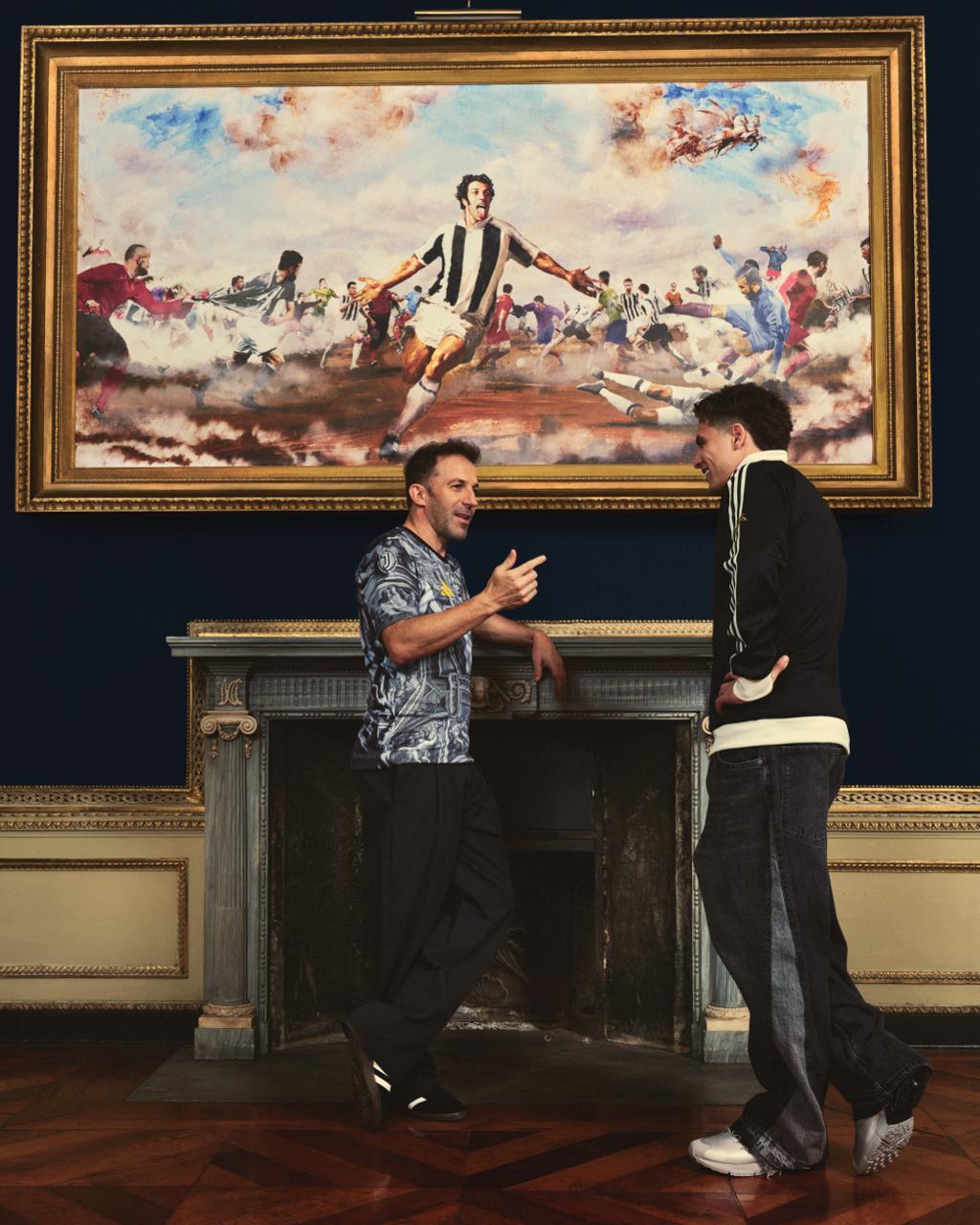 Juventus warming shirt en adidas Originals collectie eren Del Piero