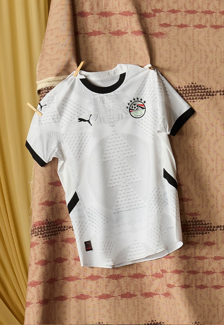 Egypte Afrika Cup 2025 voetbalshirts geïnspireerd door piramides, sfinx en Toetanchamon!