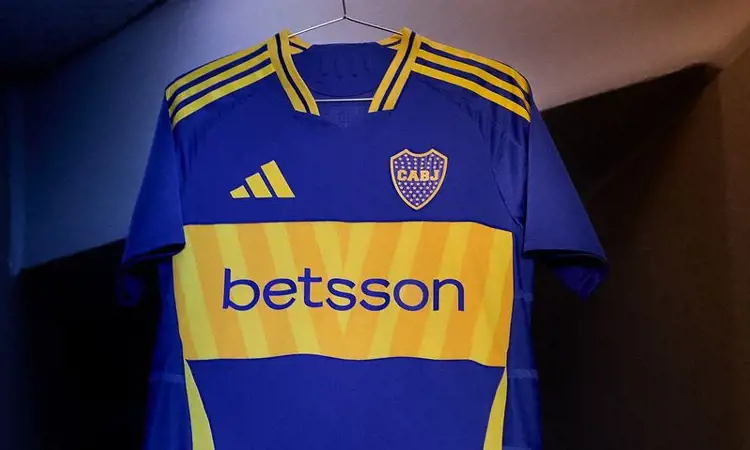 Boca Juniors thuisshirt 2024-2025 geïnspireerd door spoorweg rondom stadion