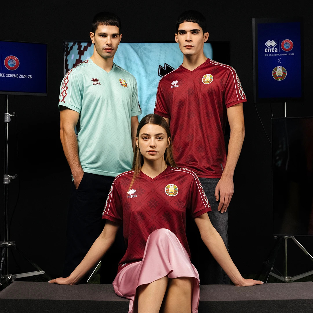 Wit Rusland voetbalshirts 2024-2026 in stijl patroon vlag