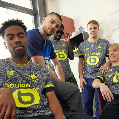 LOSC Lille voetbalshirts 2024-2025 geïnspireerd door 80 jarig jubileum