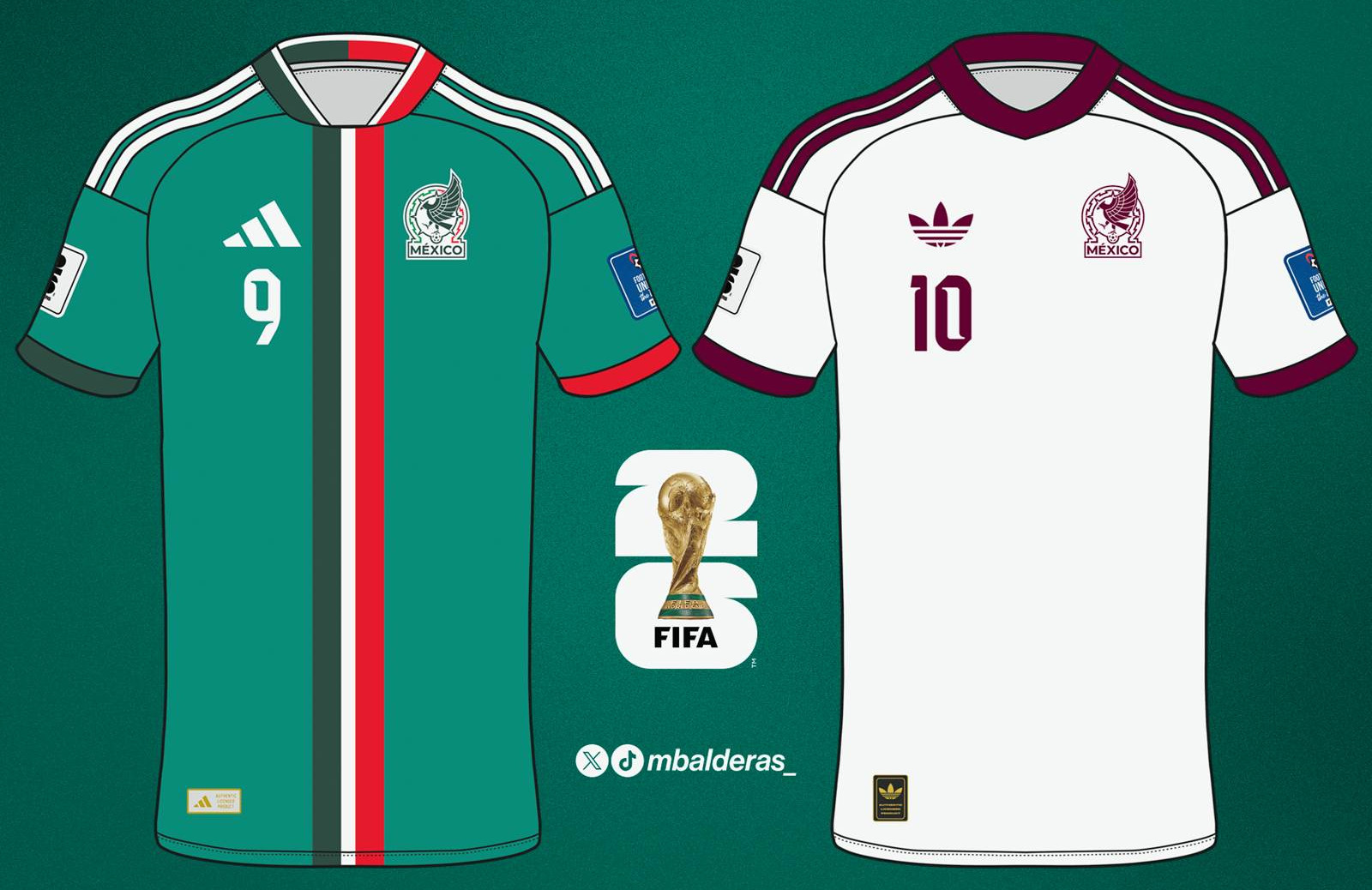 Mexico Wk 2026 Voetbalshirts Gelekt C