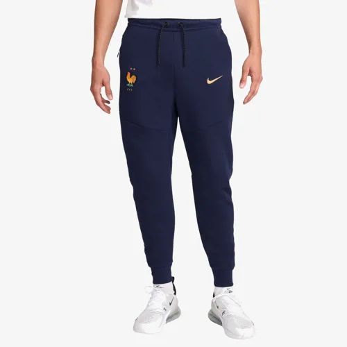 Frankrijk tech fleece joggingsbroek 2024-2025 - Navy