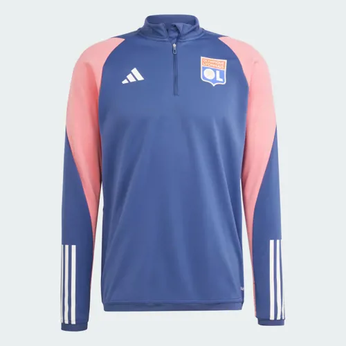 Olympique Lyon training sweater 2023-2024 - Blauw/Roze