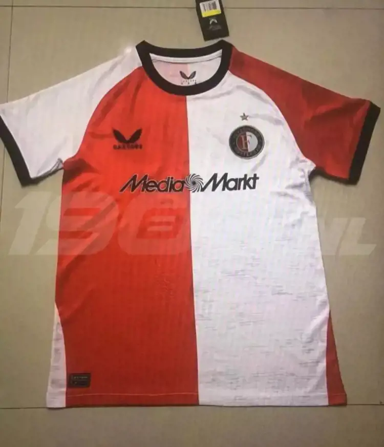 Feyenoord thuisshirt 20242025 uitgelekt