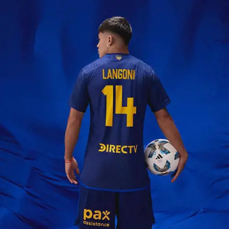 Boca Juniors 3e voetbalshirt 2024 in teken Zweedse vlag