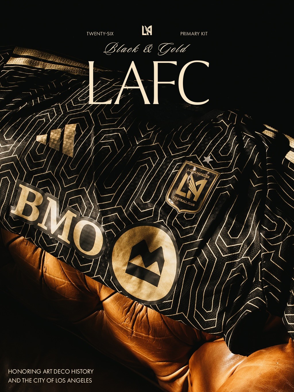 Los Angeles FC thuisshirt 2026-2027 heeft Art Deco stijl