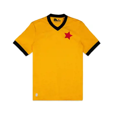 Dit is het Rode Ster Belgrado voetbalshirt ter ere van 80 jarig bestaan