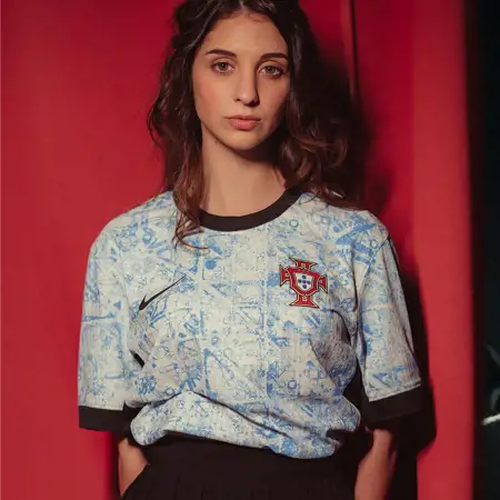 Portugal EK 2024 uitshirt geïnspireerd door azulejo's!