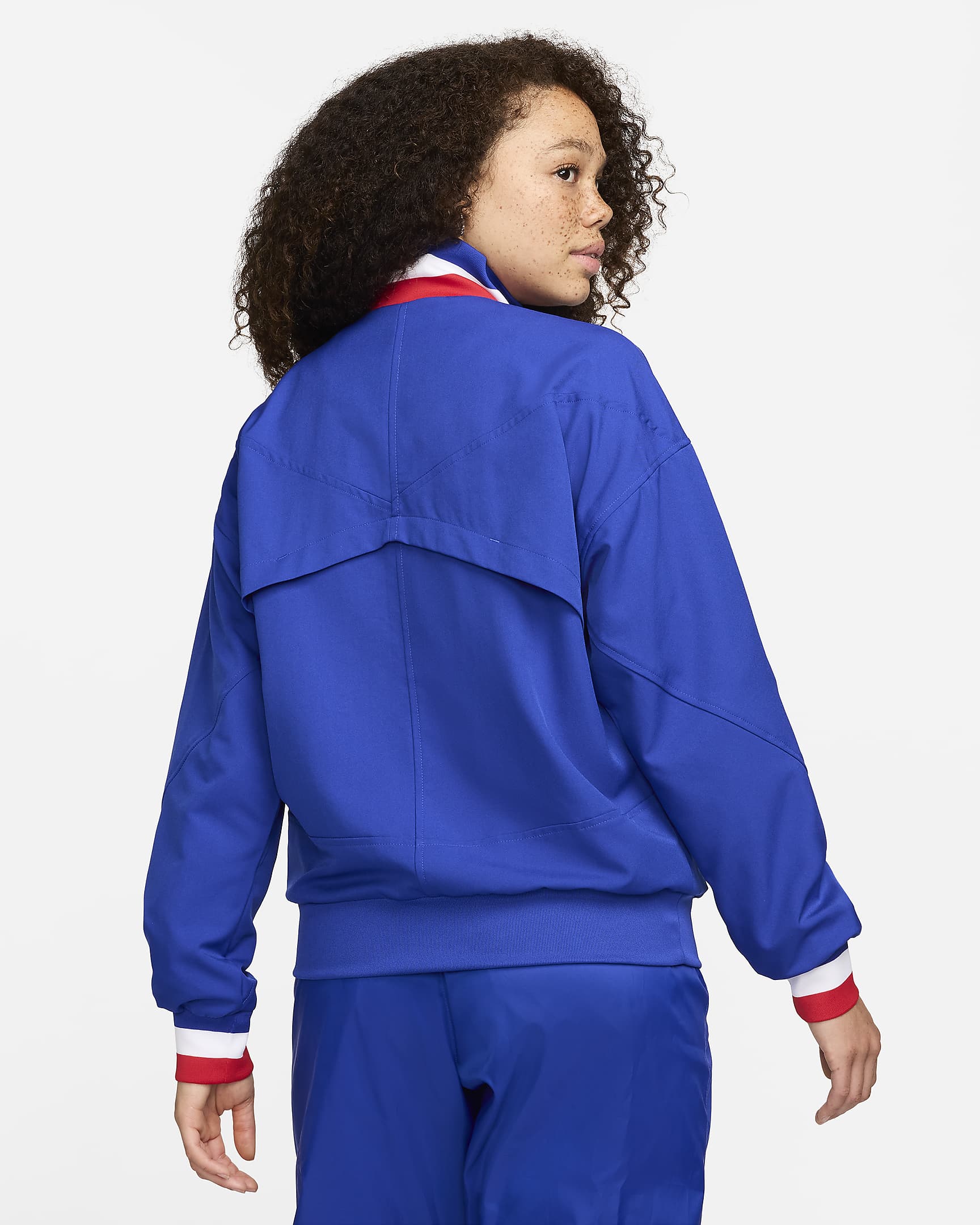 Frankrijk EK 2024 trainingsjack in stijl thuisshirt en vlag!