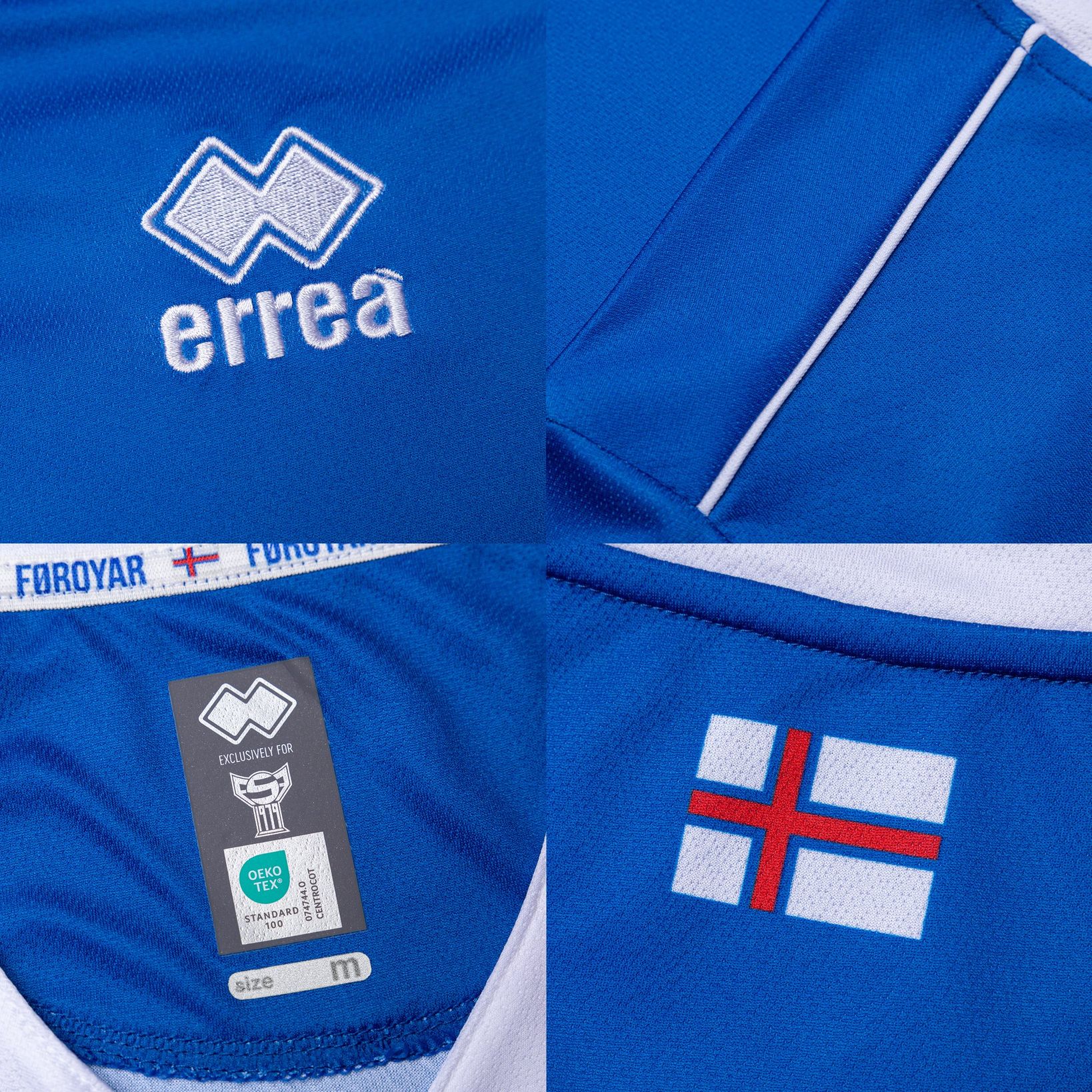 Faröer Eilanden voetbalshirts 2024-2026 in stijl nationale vlag