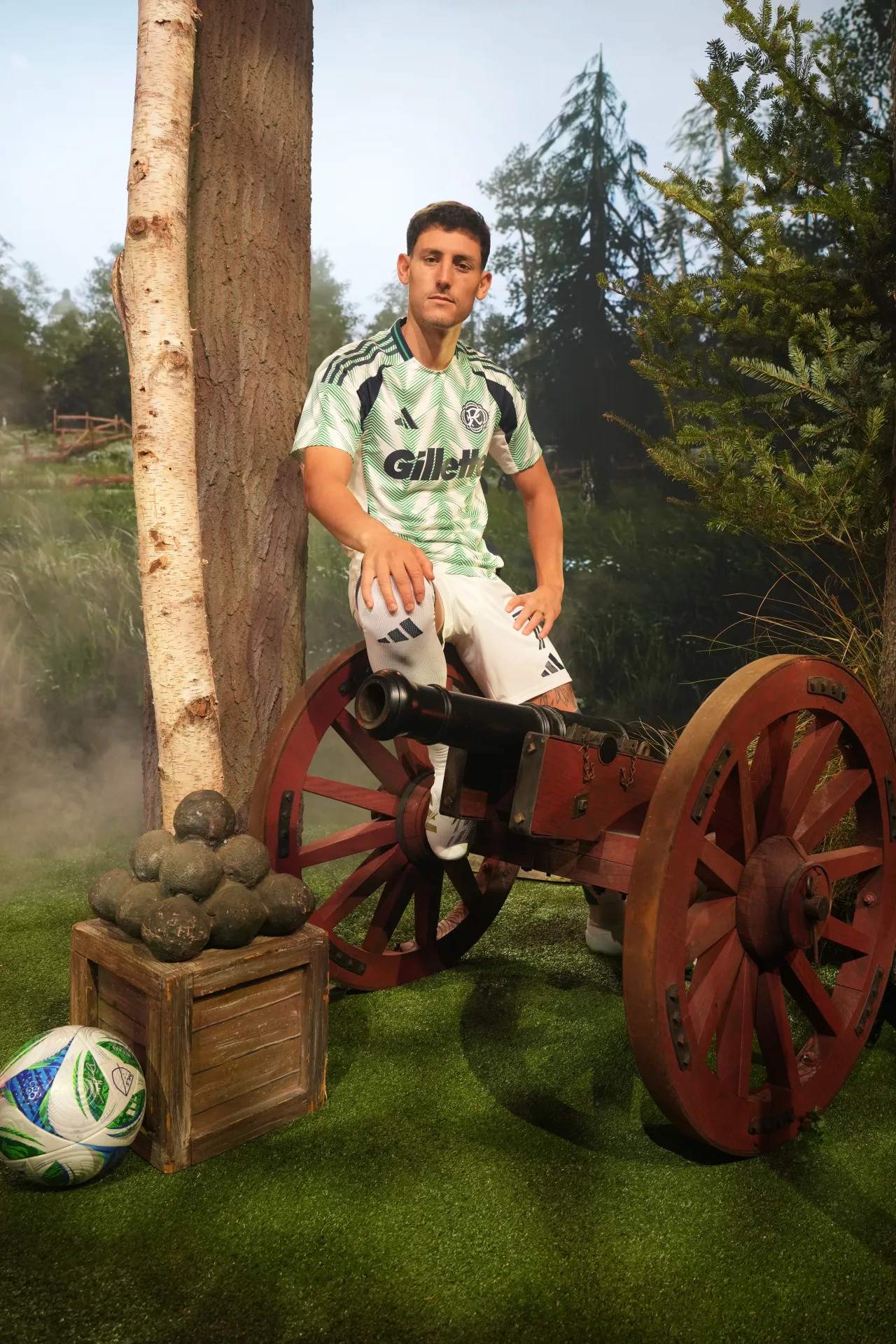 New England Revolution uitshirt 2025-2026 geïnspireerd door vlag