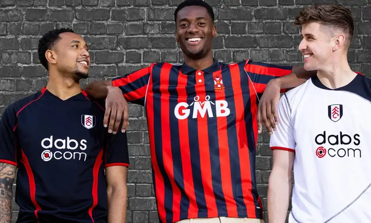 Dit zijn de Fulham FC retro voetbalshirts van COPA Football