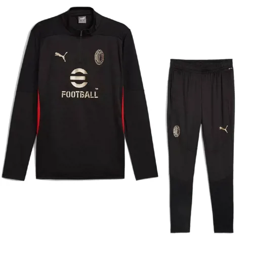 AC Milan trainingspak 2024-2025 - Zwart/Rood/Goud