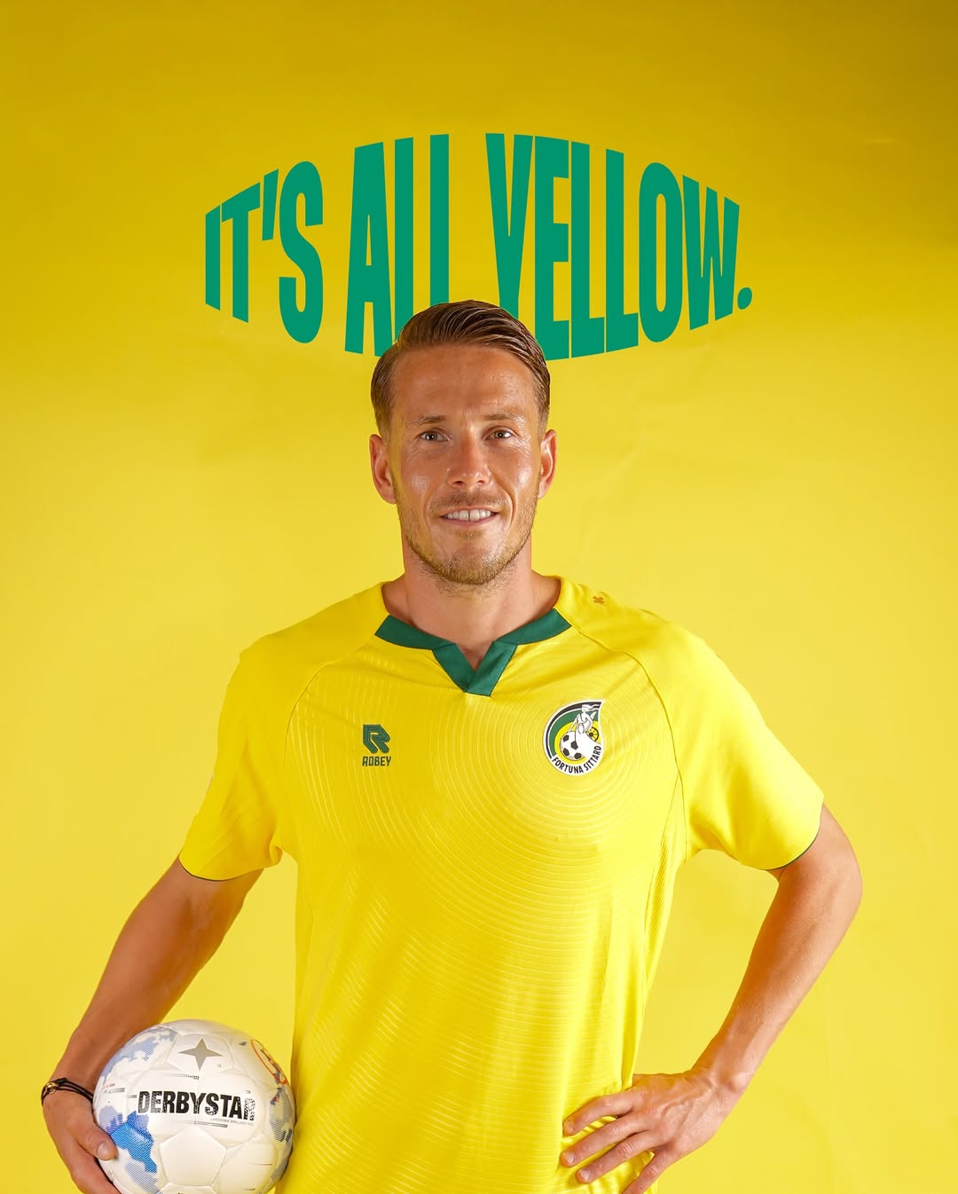 Fortuna Sittard voetbalshirts 2025-2026 bevatten graphic print!