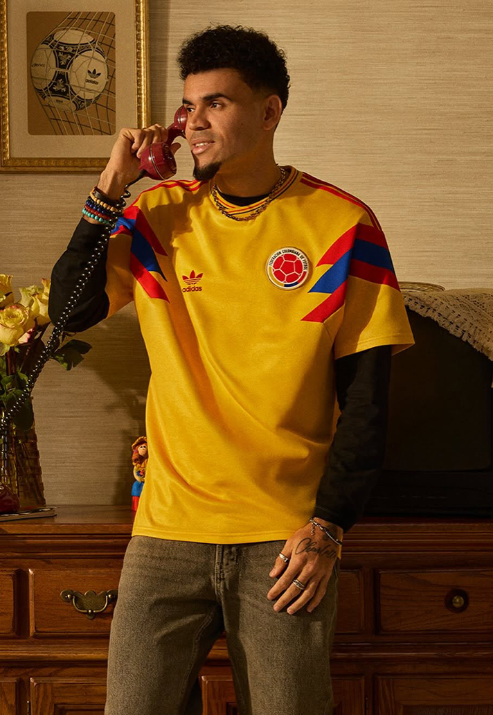 adidas lanceert remake voetbalshirts Argentinië, Mexico, Colombia en Chili