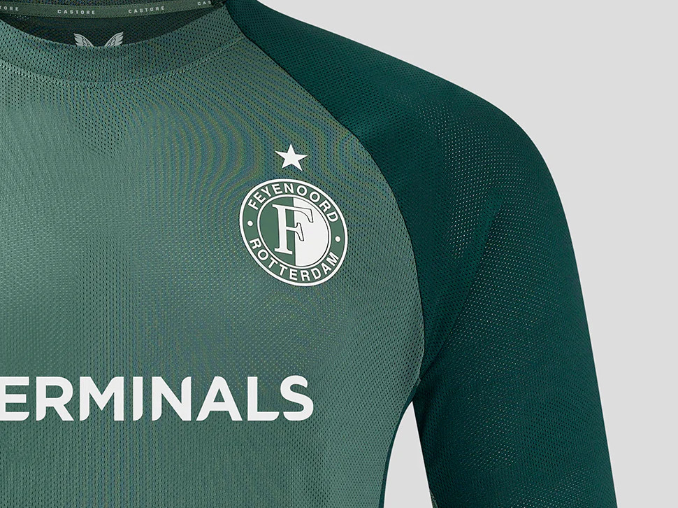 Feyenoord Trainingsshirt 2024 2025 Groen B