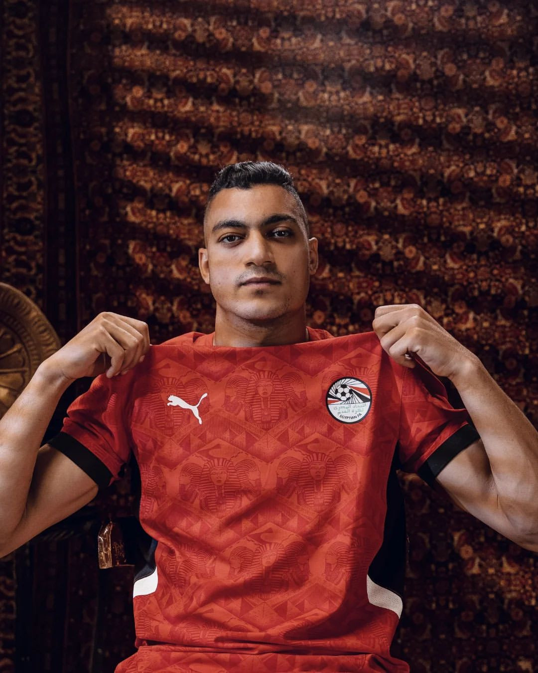 Egypte Afrika Cup 2025 voetbalshirts geïnspireerd door piramides, sfinx en Toetanchamon!