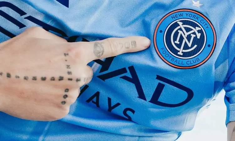 New York City FC thuisshirt 2025-2026 ode aan jubileum