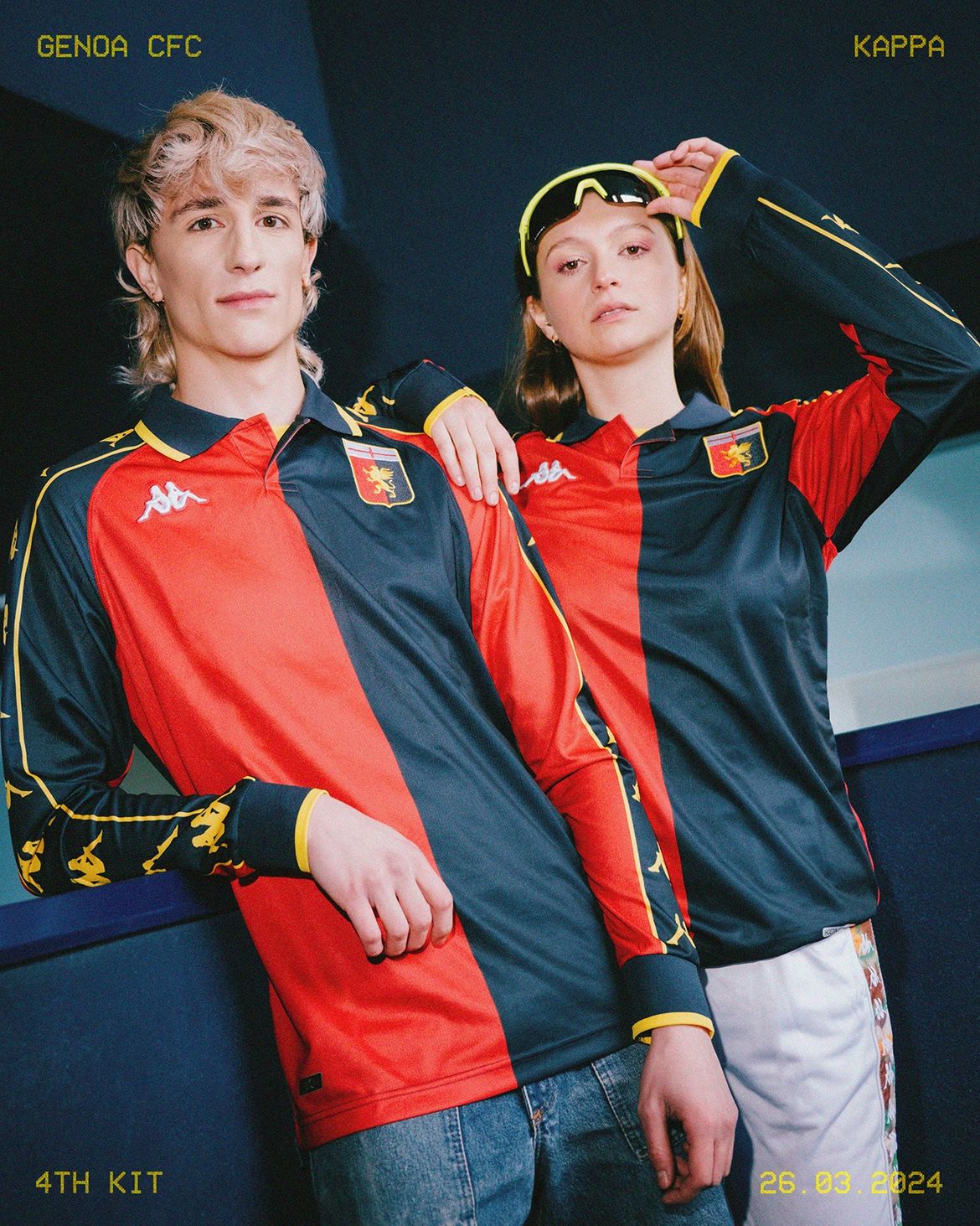 Genoa 4e voetbalshirt 2024 in stijl shirt 1999-2000