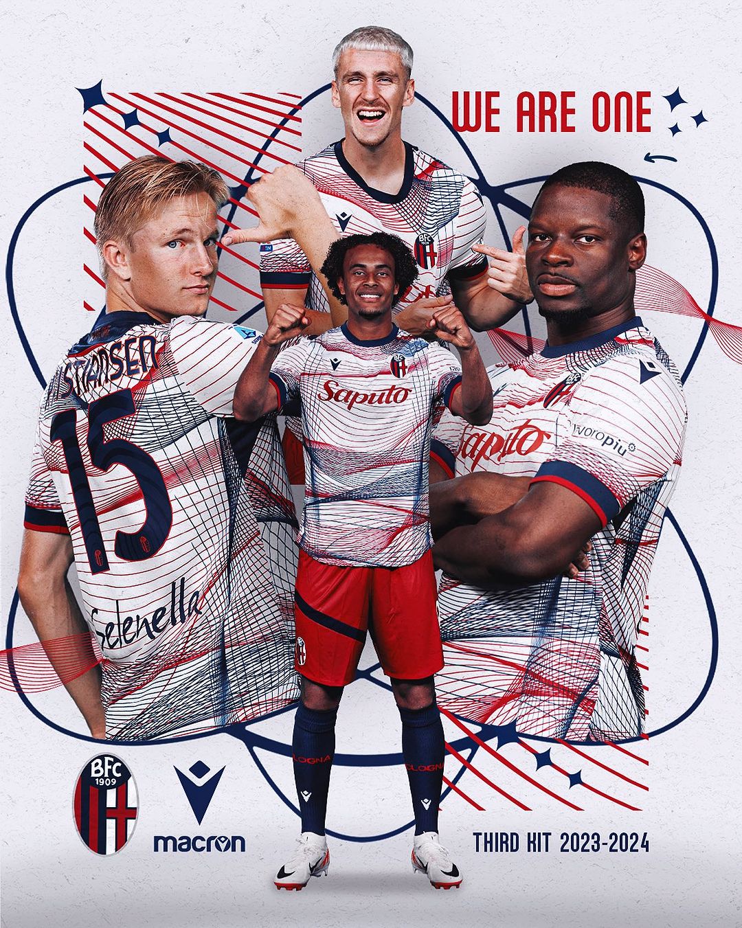 Bologna FC voetbalshirts 2023-2024