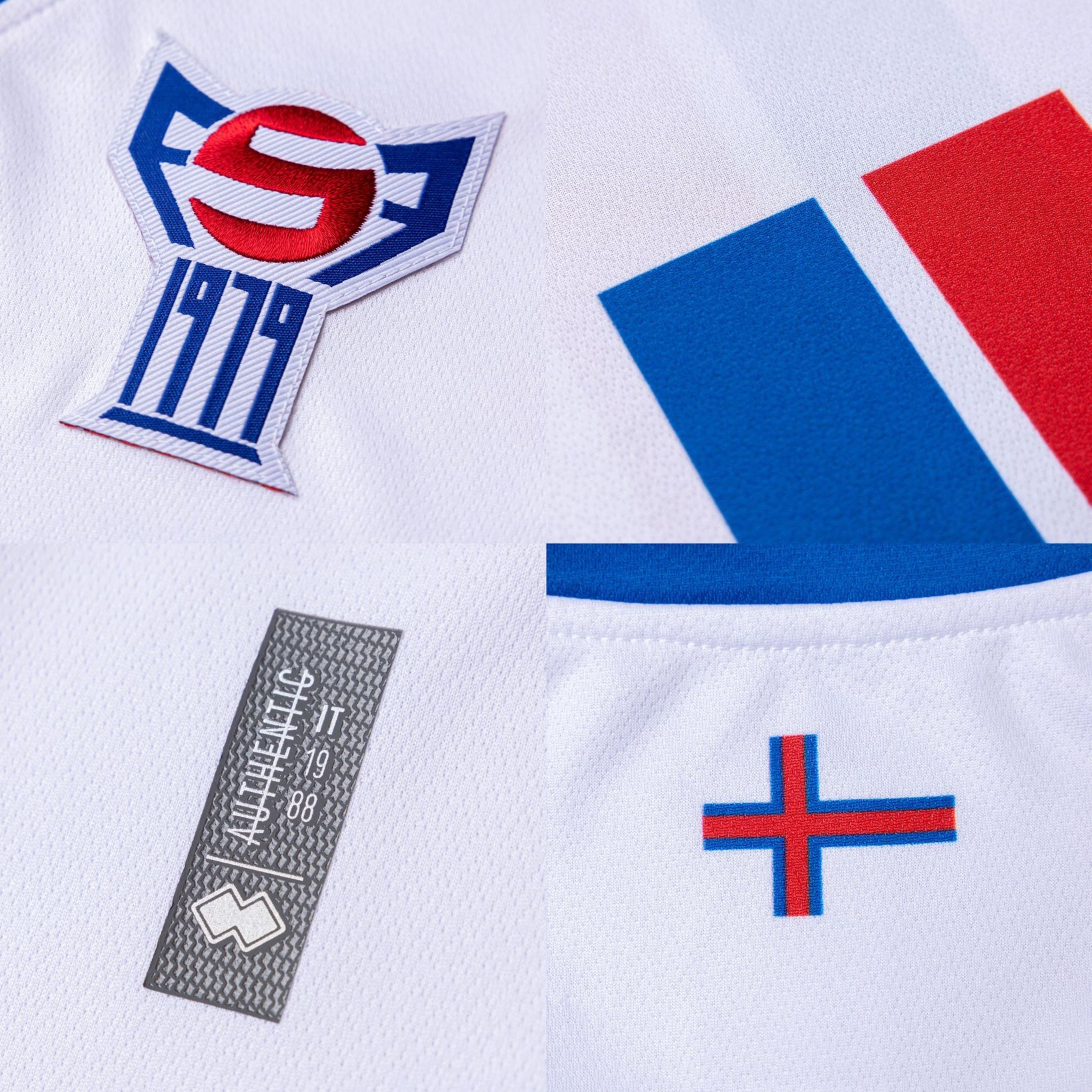 Faröer Eilanden voetbalshirts 2024-2026 in stijl nationale vlag